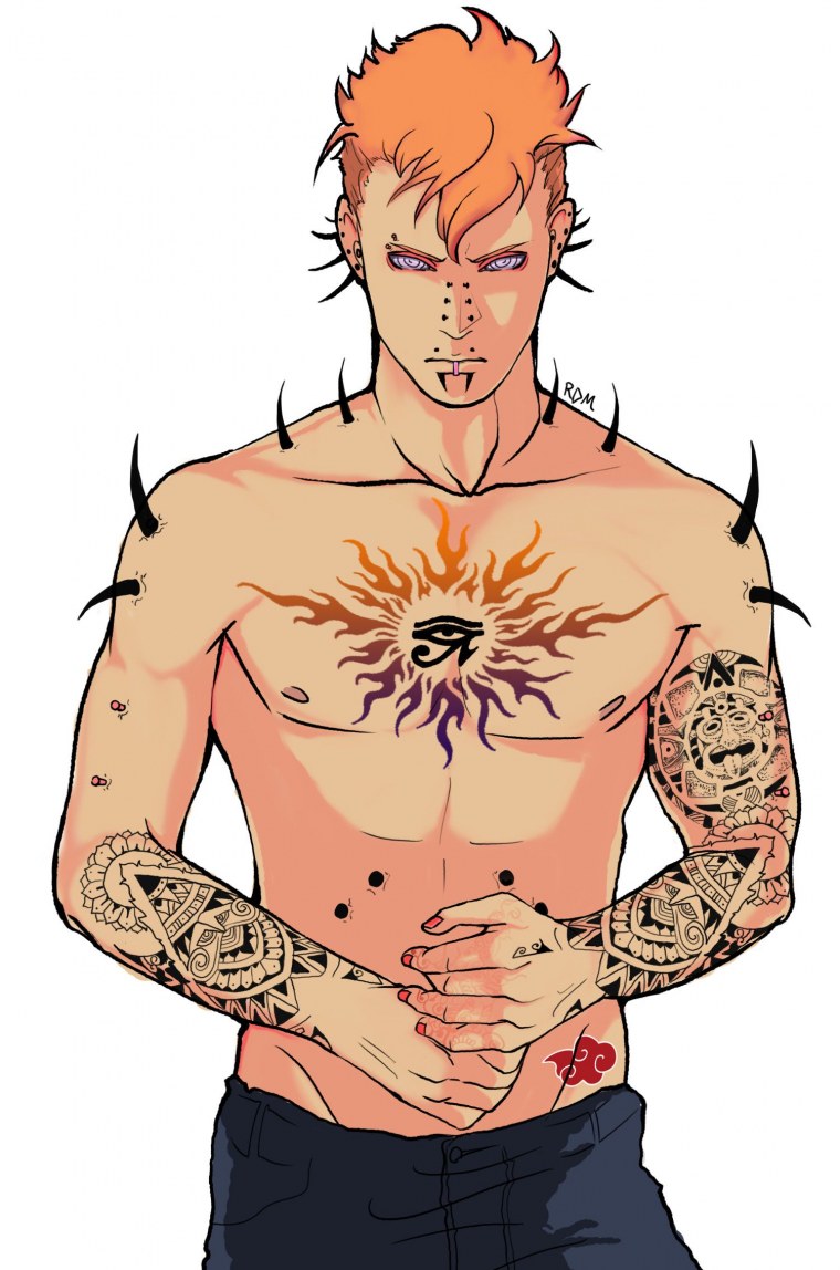 Пейн Наруто тату