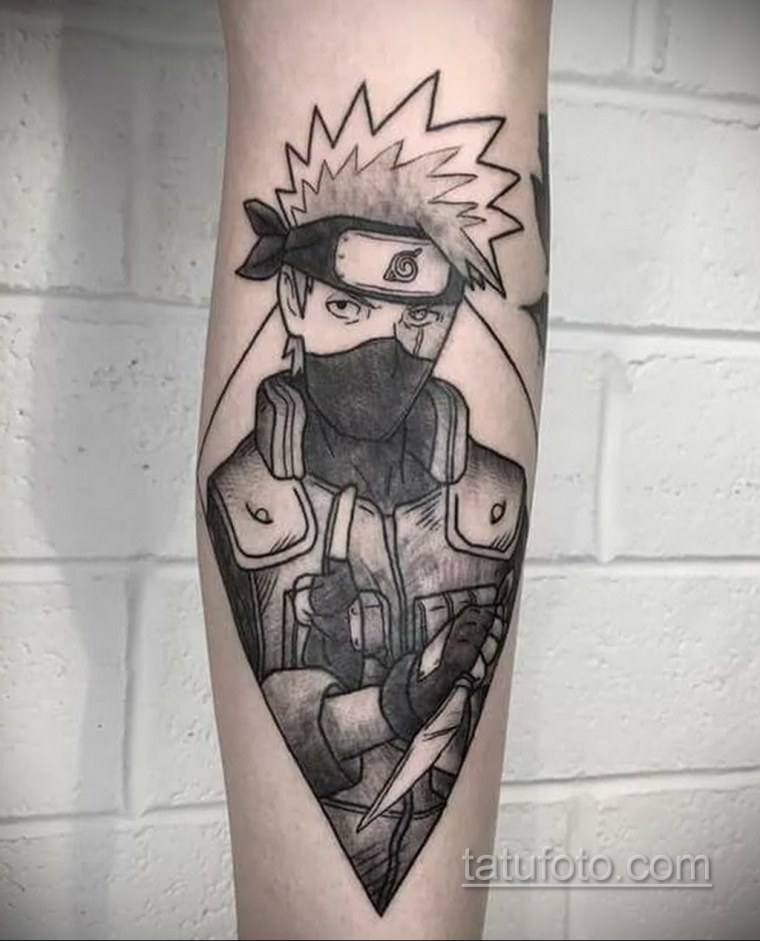 Тату Хатаке Какаши Хатакэ