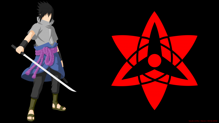 Флаг клана Учиха