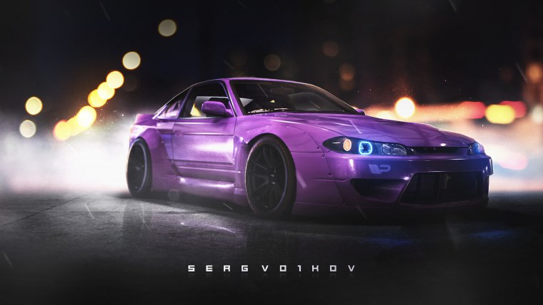 Nissan Silvia s15 неон