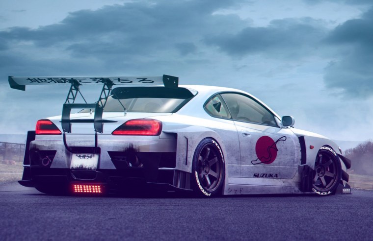 Nissan Silvia s13 винил дрифт