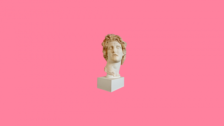 Давид Микеланджело vaporwave