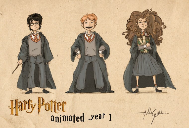 Персонажи Гарри Поттера наклейки