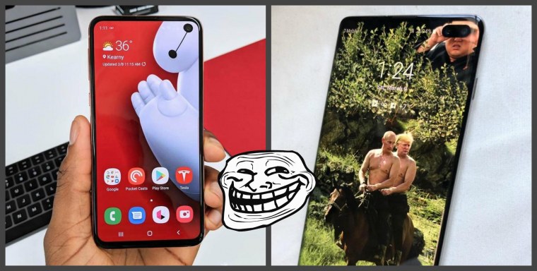 Обои для Huawei p40 Pro с вырезом под камеру