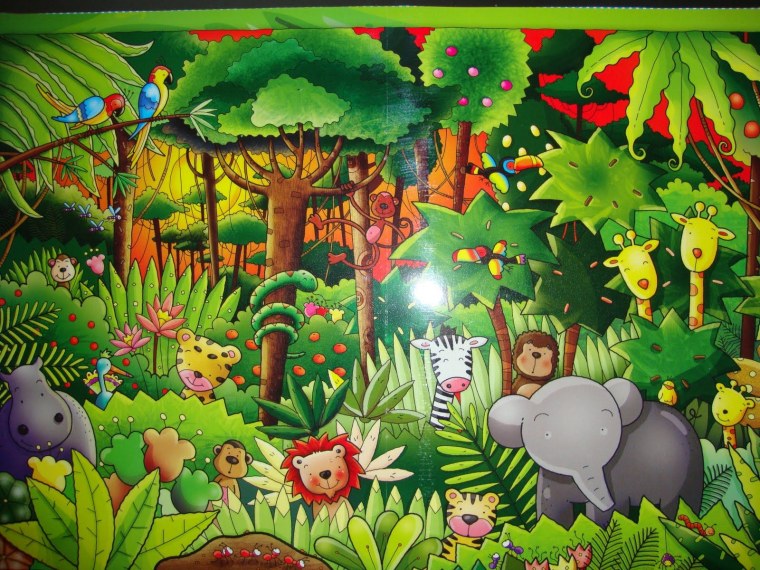 Джунгли рисунок