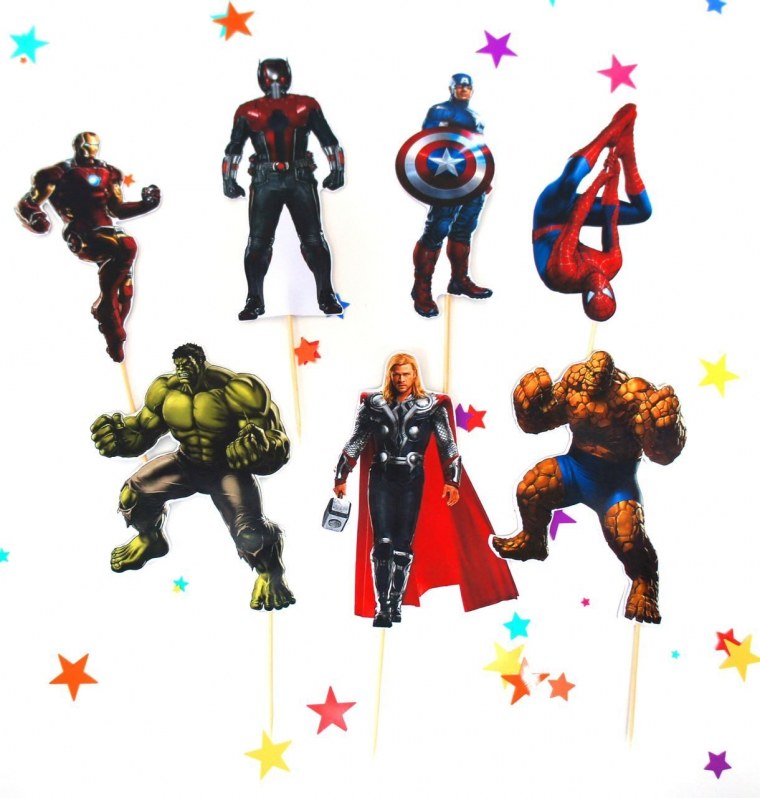 Герои Марвел фотопечать