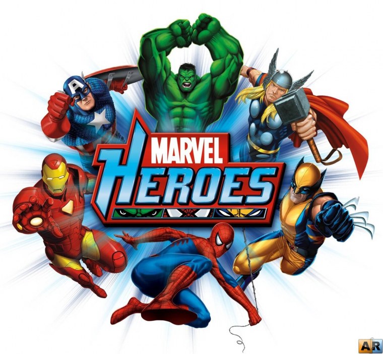 Супергерои Марвел для печати