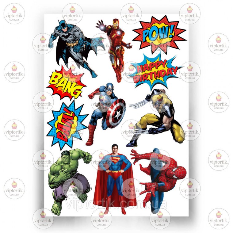 Супергерои на сахарной бумаге