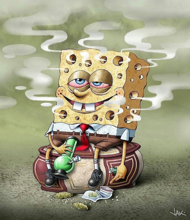 Спанч Боб наркоман