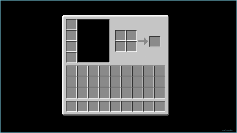Инвентарь в МАЙНКРАФТЕ для рабочего стола