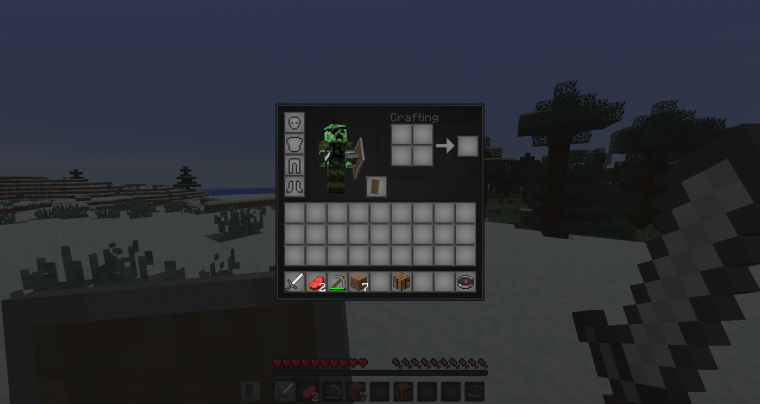 Текстура инвентаря для майнкрафт