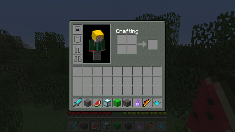 Инвентарь майнкрафт