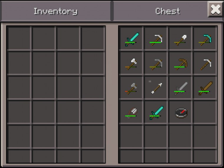 Minecraft Inventory for desktop items обои
