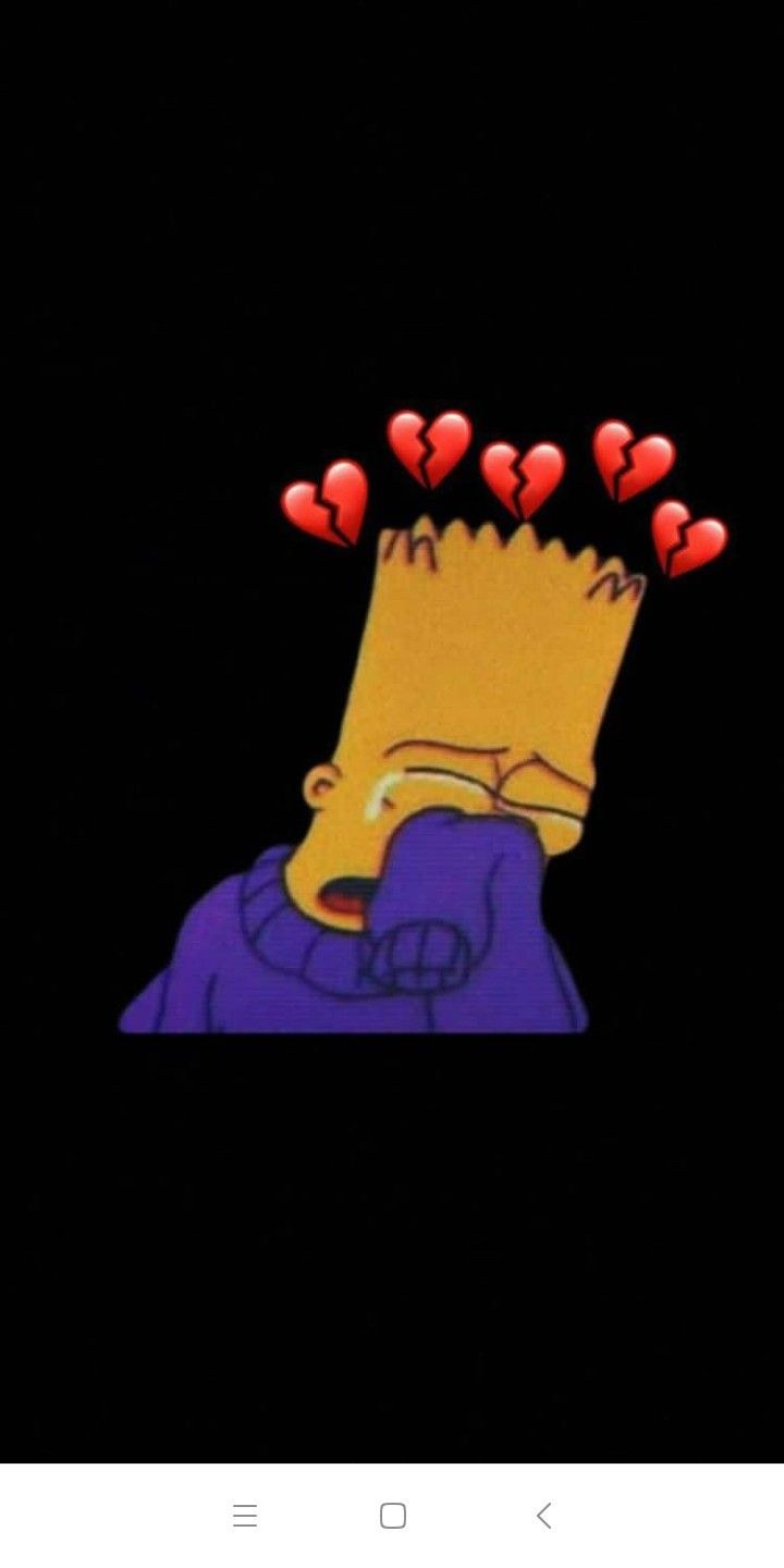 Барт симпсон в черном