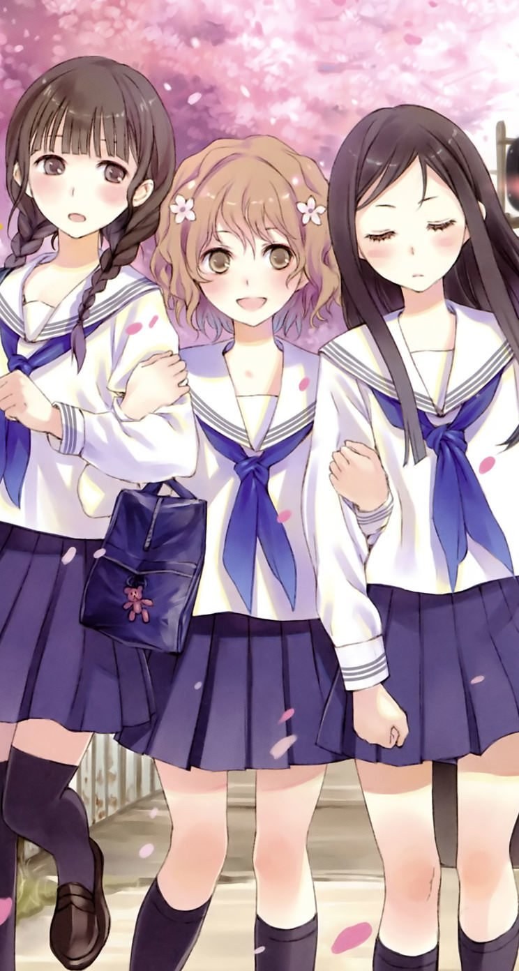 Три подруги аниме