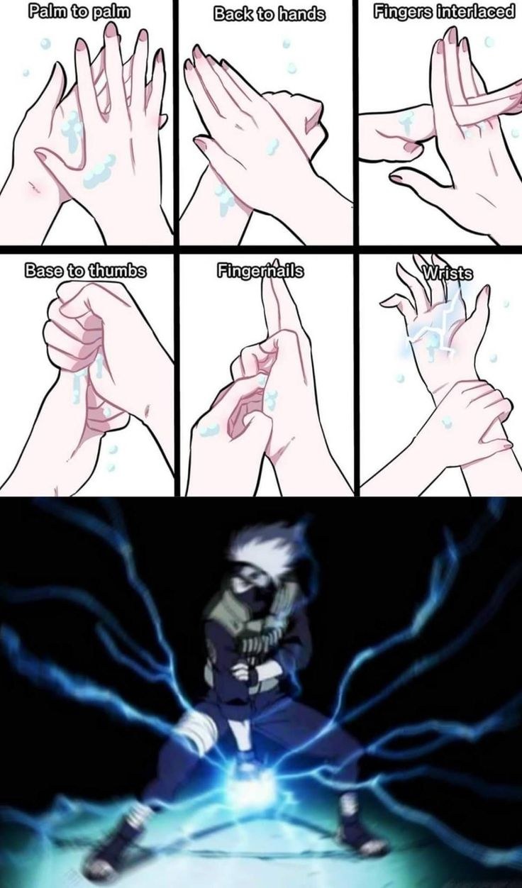 Печати из Наруто техники расенган