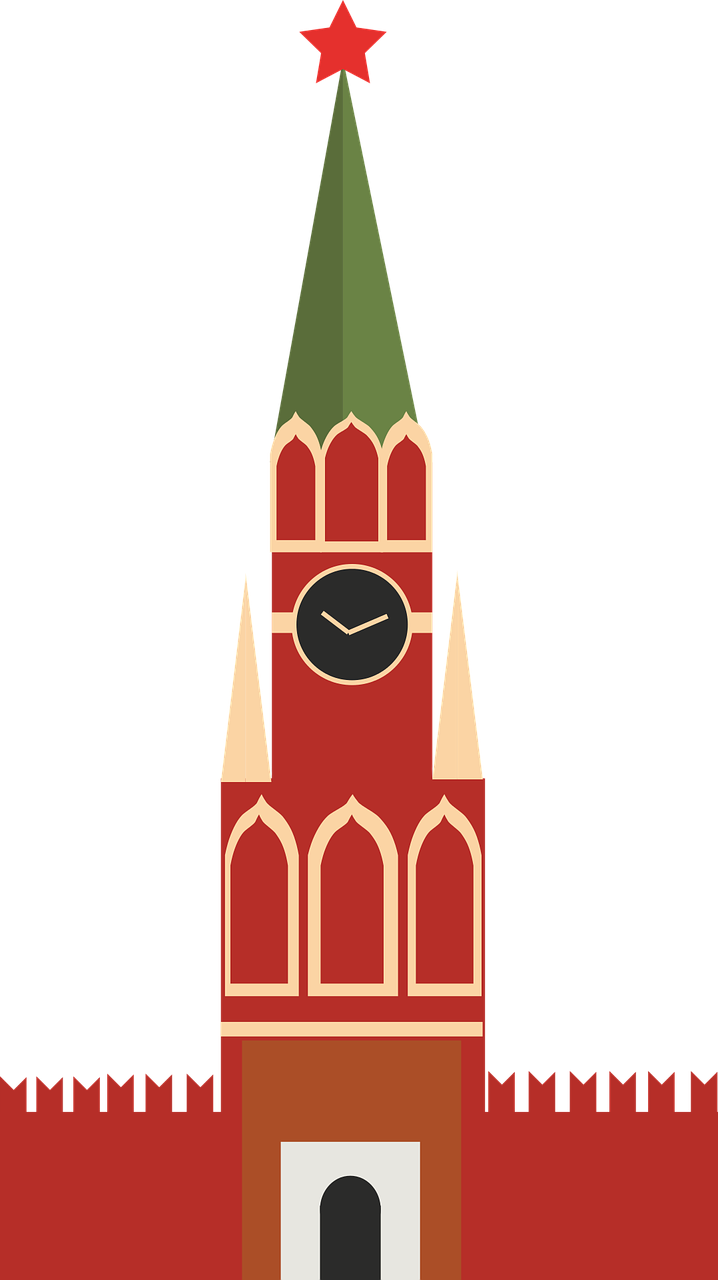 Спасская башня Московского Кремля рисунок