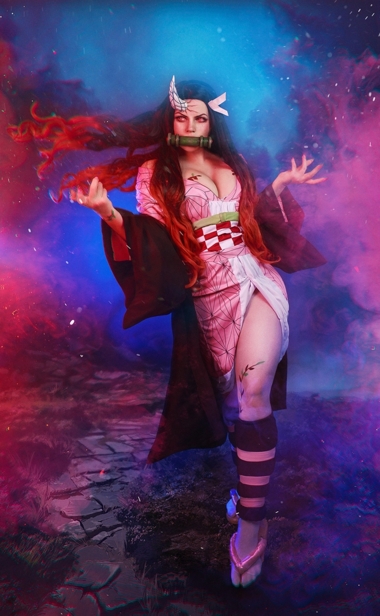 Косплей клинок рассекающий демонов Танджиро