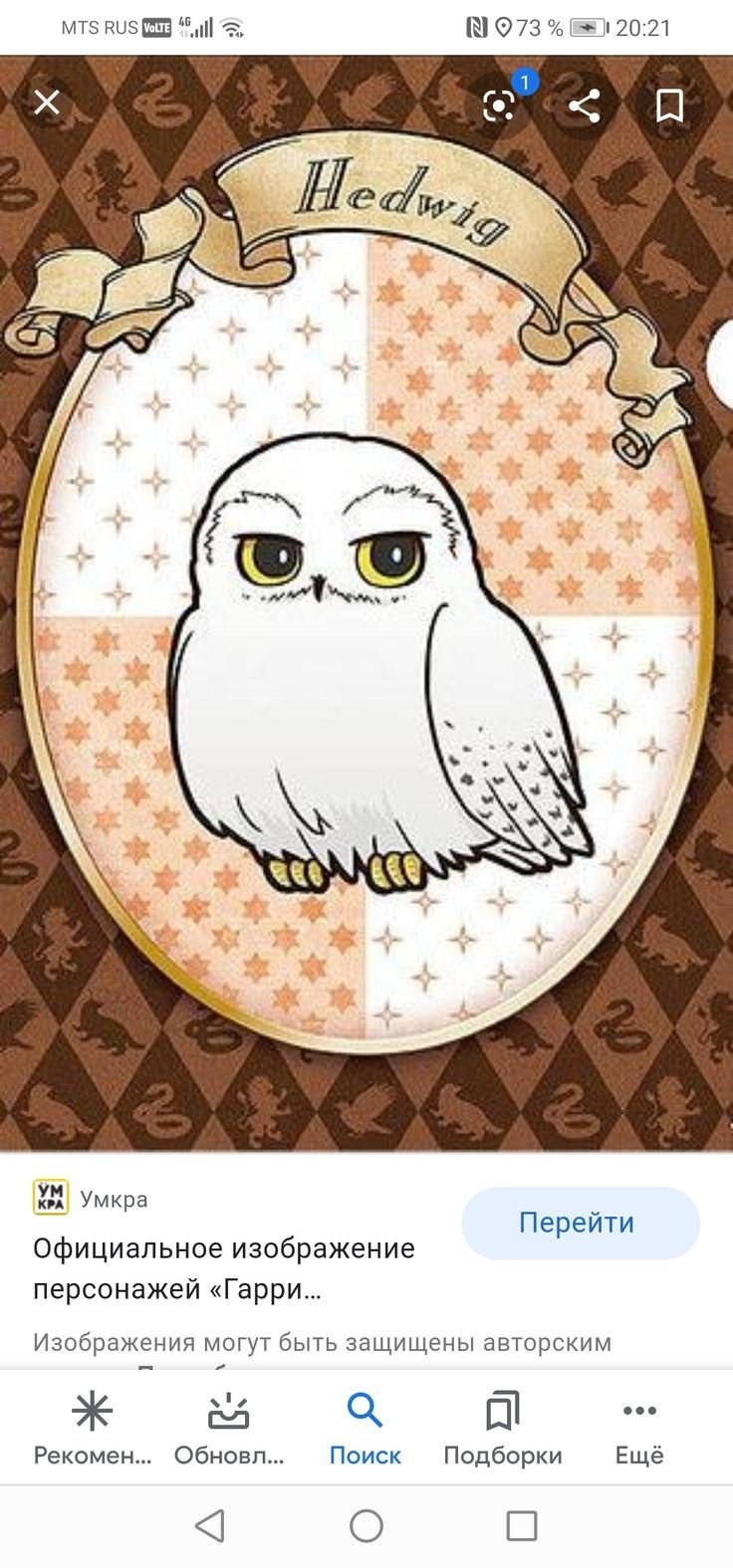 Хедвиг Гарри Поттер