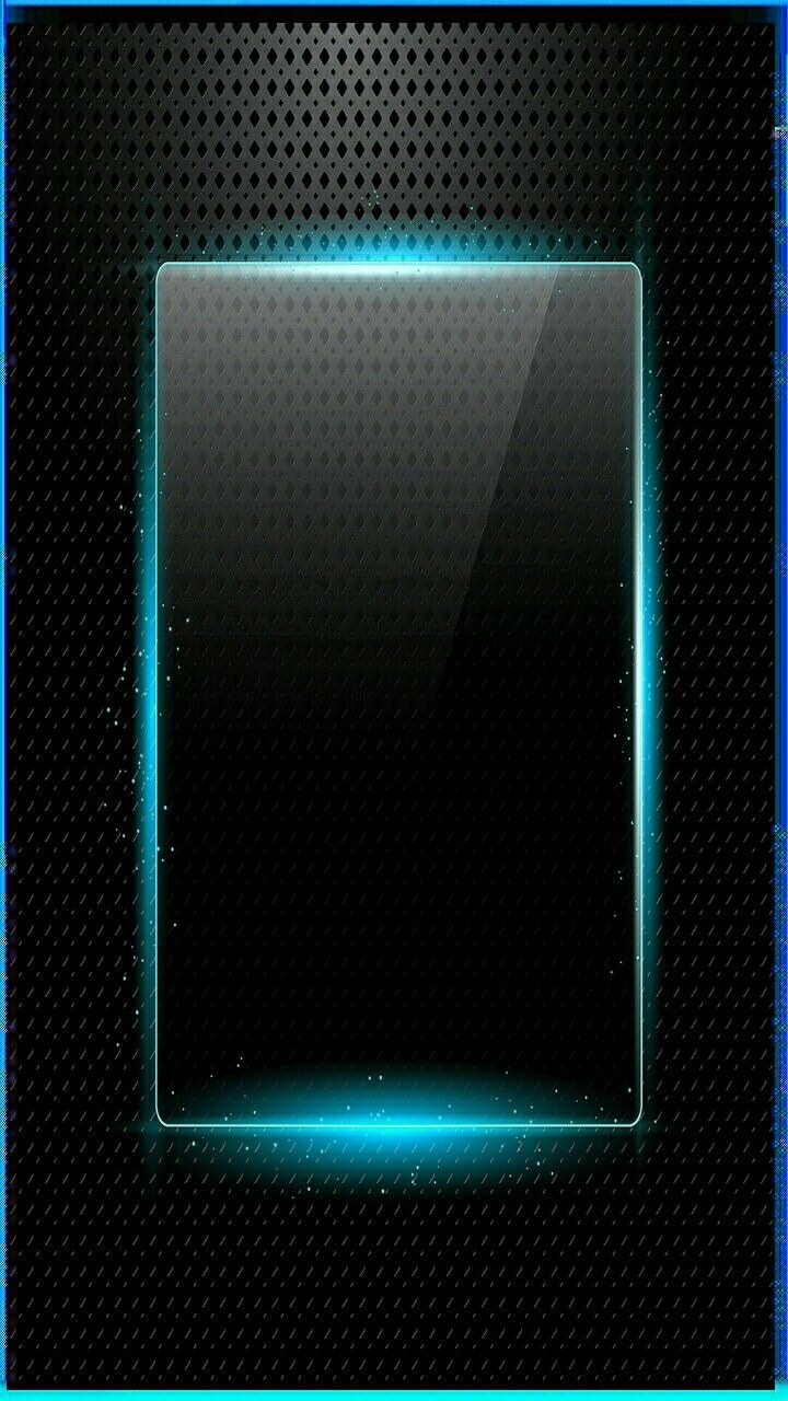 Неоновая рамка на экран смартфона