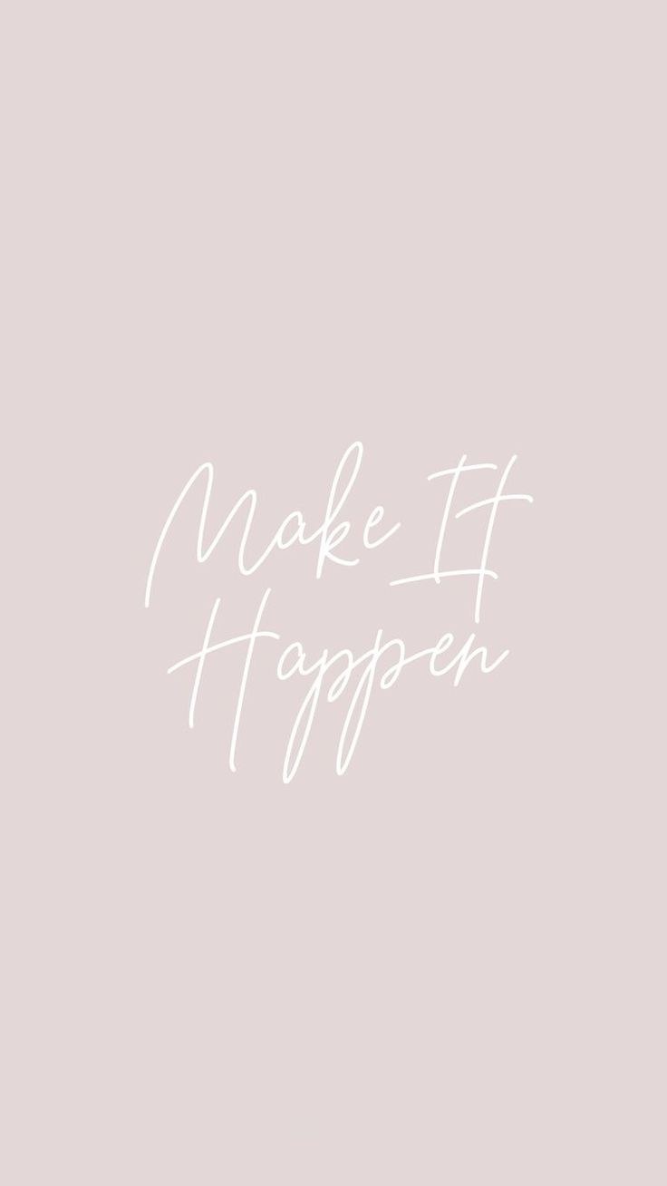 Мотивационные обои на айфон Эстетика