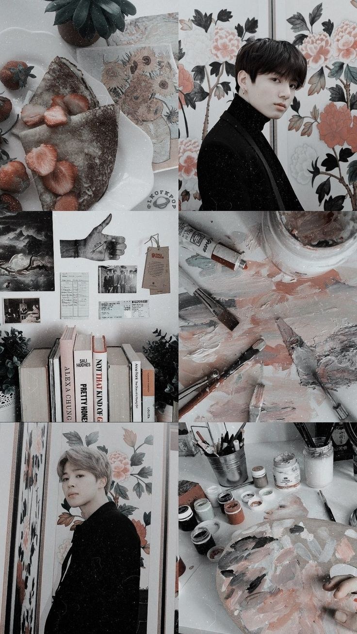 БТС коллажи Эстетика Чимин