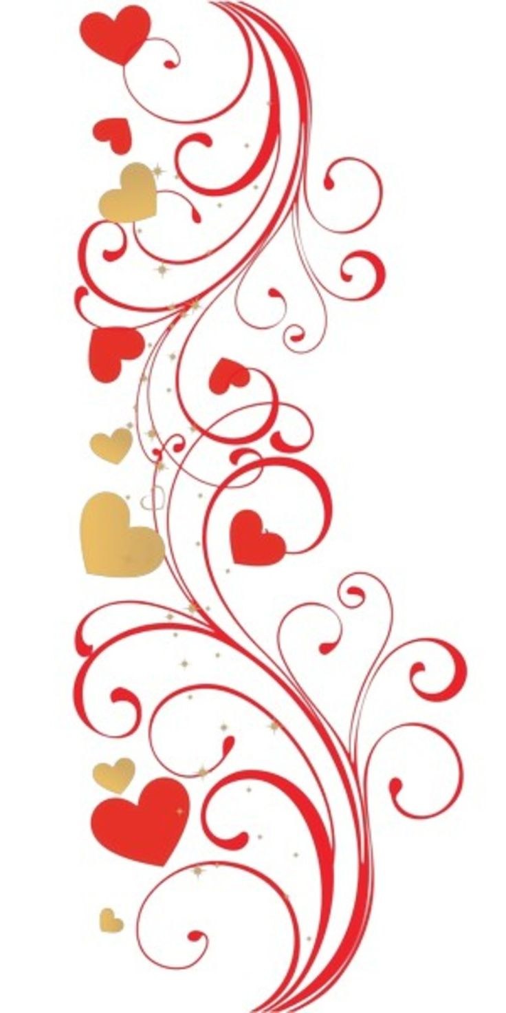 Цветы орнамент вертикальный