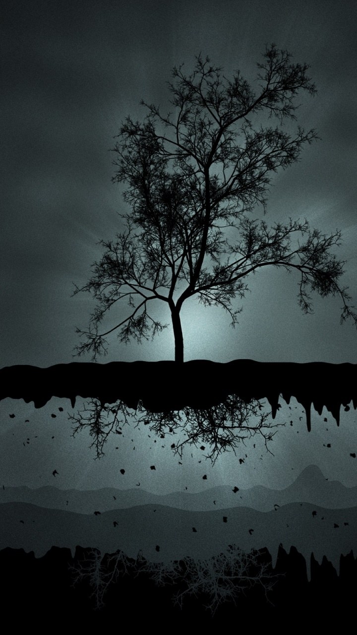 Обои вертикальные темные