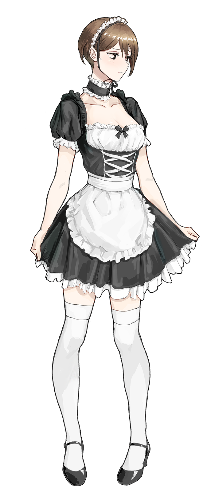 Горничная рисунок