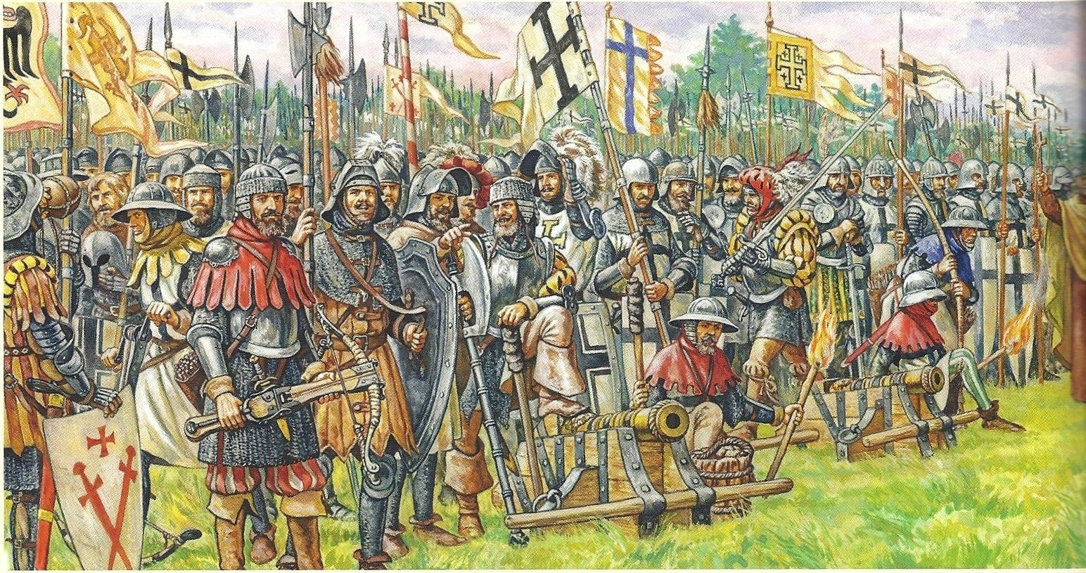 Германия в 14 веке. Битва Тевтонского ордена 1410. Швейцарские пикинеры 15 века. Тевтонский орден Грюнвальдская битва.