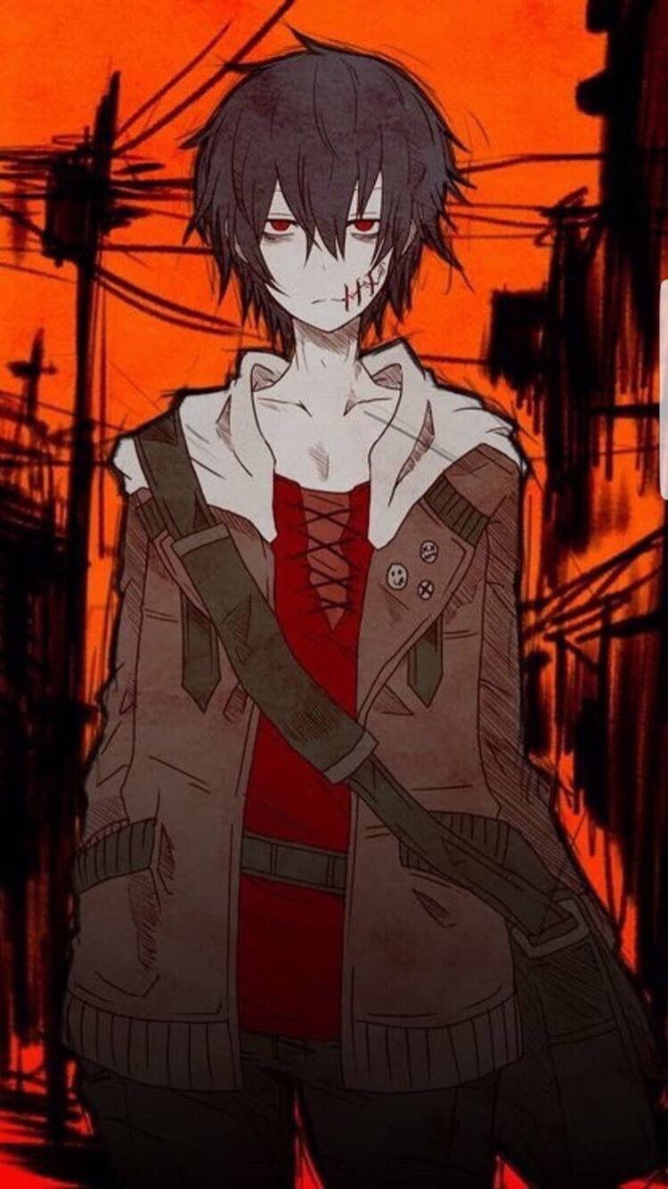 Арты девушка зомби аниме