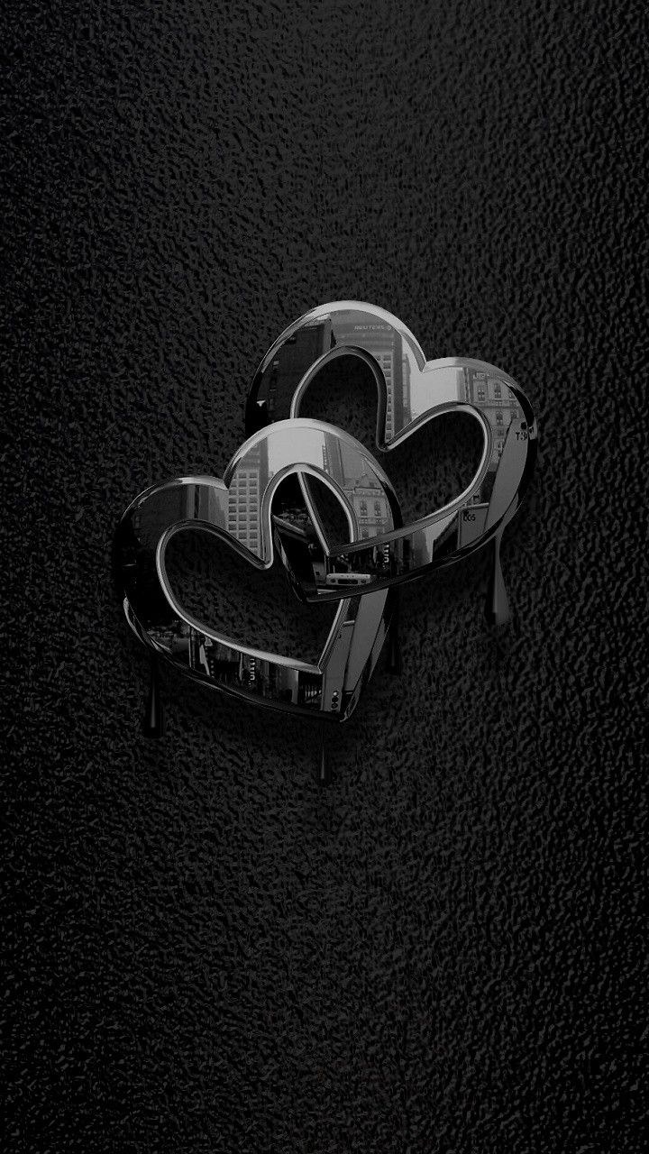 Красное неоновое сердце