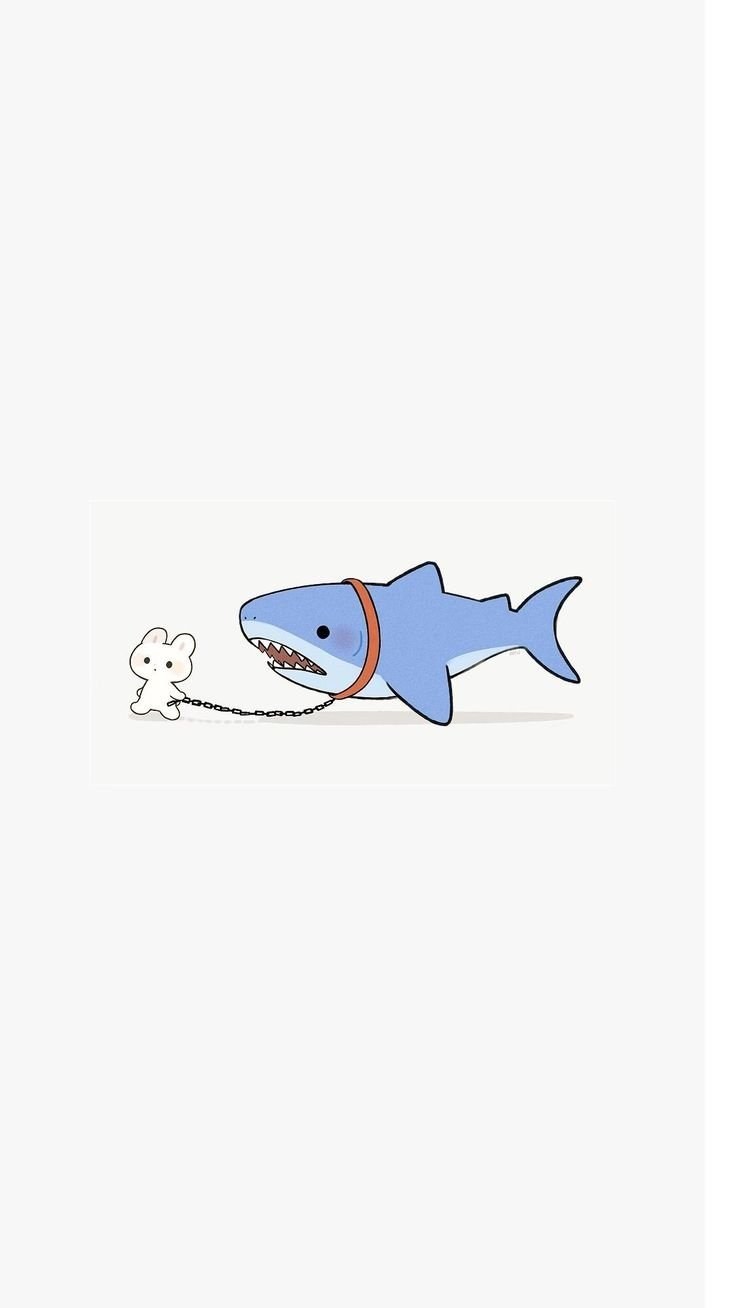 Мультяшные акулы милые