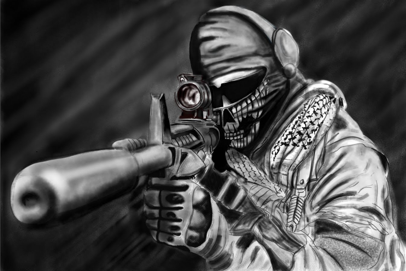 Как нарисовать гоуста. Гоуст Call of Duty Art. Гоуст крутой арт. Рисунок Гоуста из Call of Duty. Нарисовать Гоуста из Call of Duty.