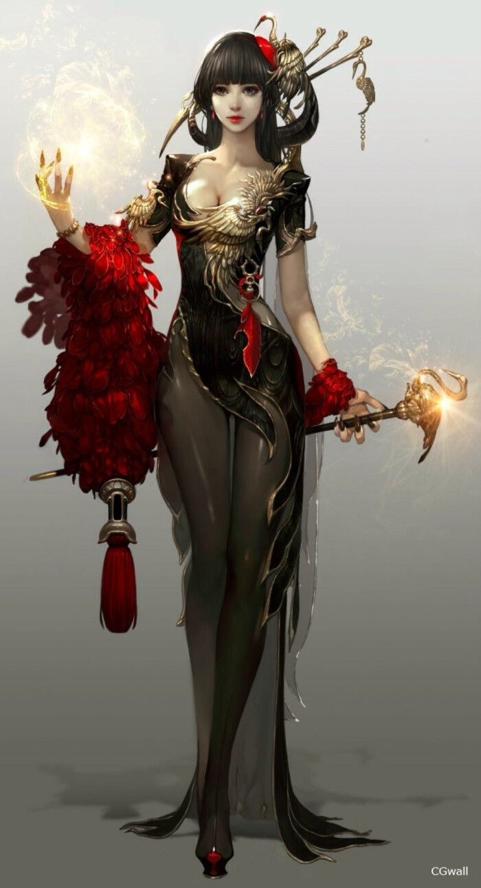 Эльфийки в полный рост