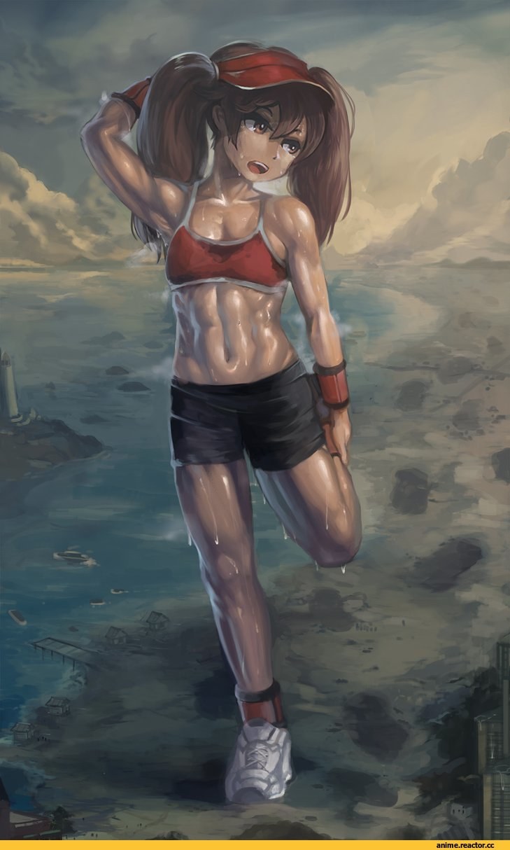 Brigitte Overwatch Art muscle