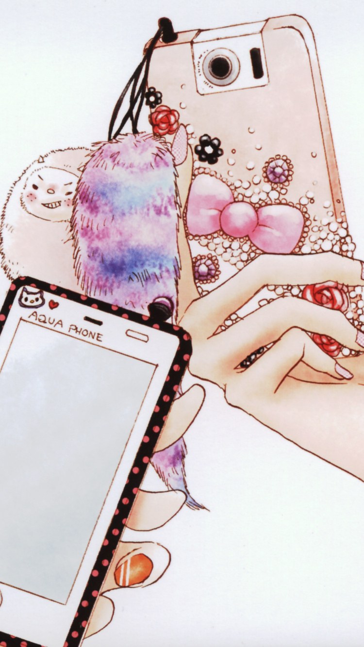 Аниме смартфон и чехол