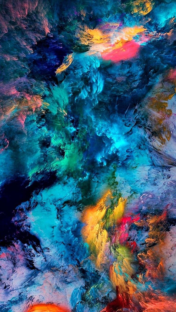 Яркие краски для айфона