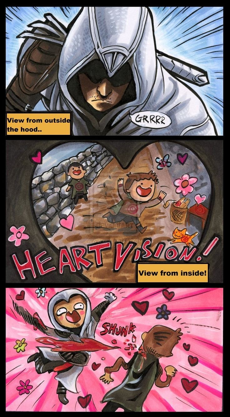 Комикс про ассасина в России