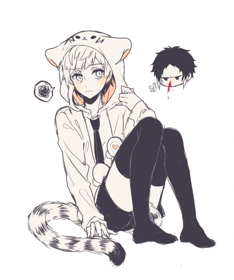 Аниме Зверочеловек волк