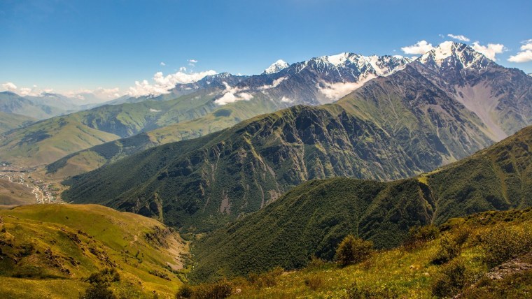 Горы Кавказа хребет Владикавказ