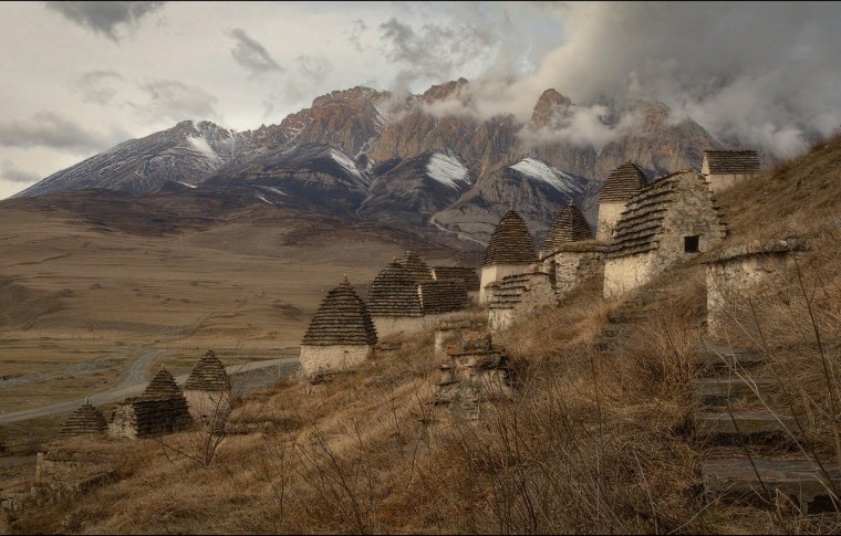Мёртвый городок в Северной Осетии Даргавс