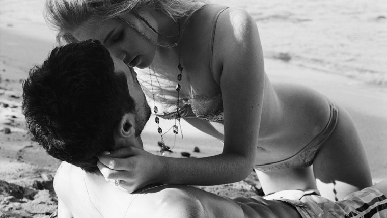 Поцелуи на пляже