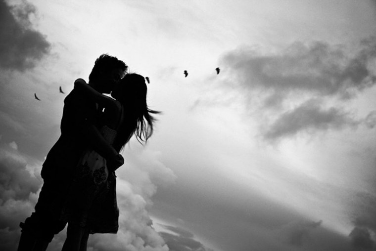 Чб картинки любовь