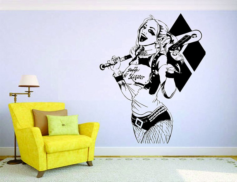 Виниловая наклейка Харли Квинн