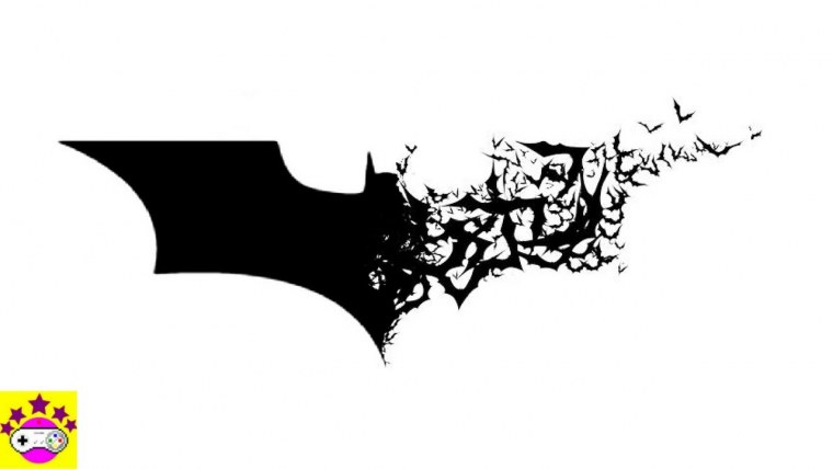 Символ Бэтмена эскиз тату