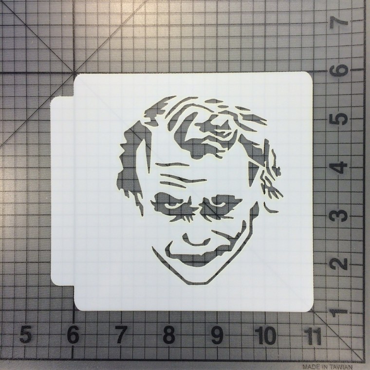 Джокер трафарет для вырезания