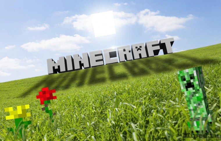 Minecraft логотип