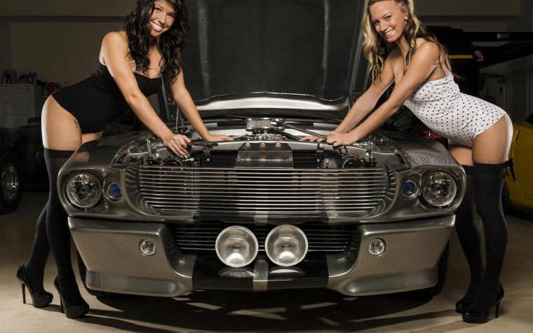 Форд Мустанг gt 500 девушка