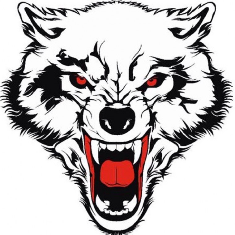 Волчий оскал эскиз